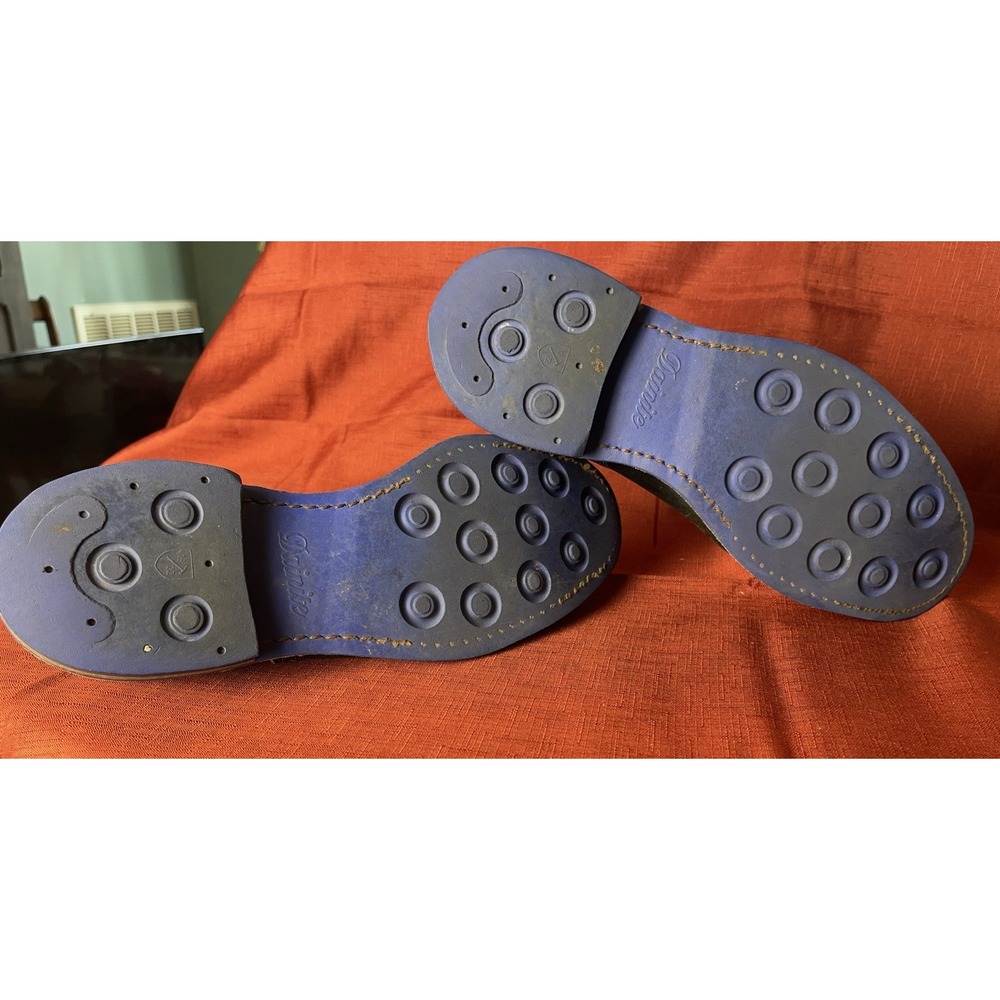 Allen Edmonds 'Strandmok' Cap-Toe Oxfords Mens 9 3E‎ Made in USA Blue - Picture 5 of 9